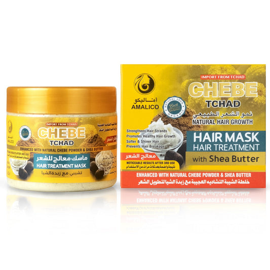 Amalico Chebe Powder and Shea Butter Hair Treatment Mask 360GM Intlcosmetic
