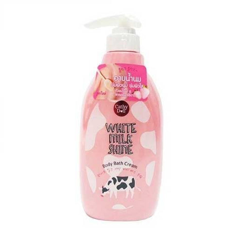 Cathy Doll White Milk Shine Body Bath Cream 450ml Intlcosmetic
