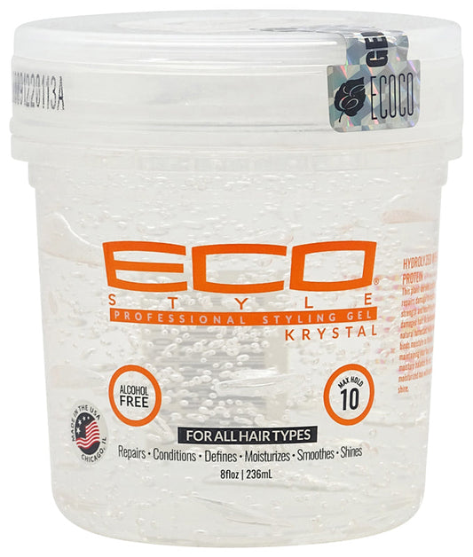 Eco Style Professional Styling Gel Krystal 236ml Intlcosmetic