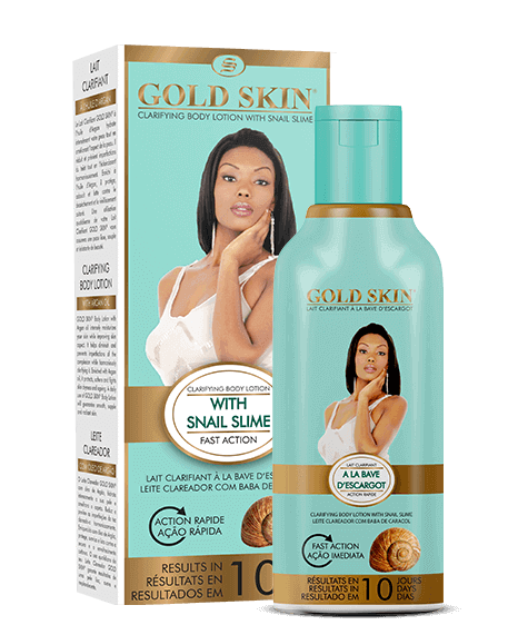 GOLD SKIN Clarifying Body Lotion with snail slime 250ml Intlcosmetic