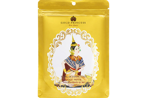 Gold Princess Royal Detoxification Foot Patch 10pcs Intlcosmetic