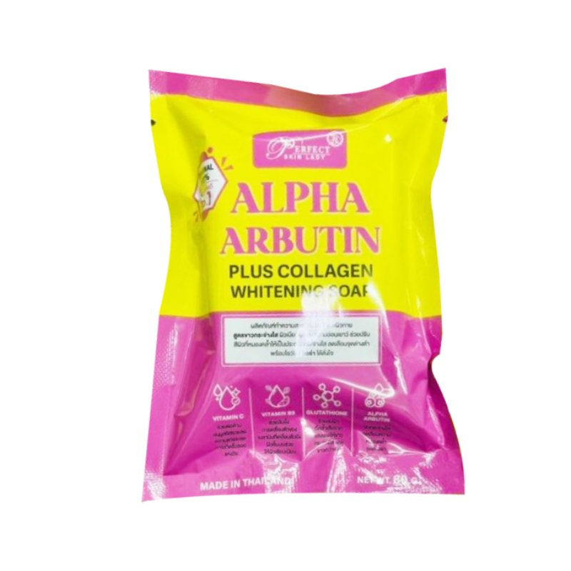Perfect Skin Lady Alpha Arbutin Plus Collagen Whitening Soap 80