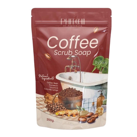 Patchy Scrub Coffee Soap (1 Pack Of 5 Pieces) Size 250G