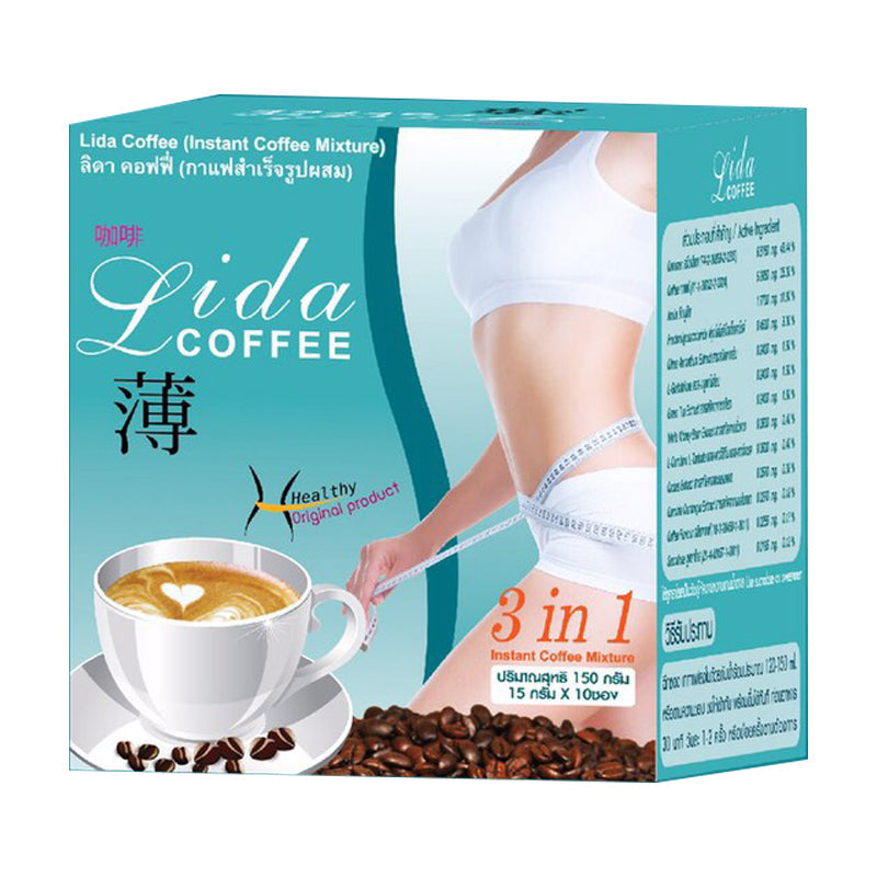 Lida Coffee Natural Slimming Instant Diet Coffee Fat Burn
