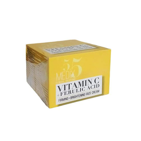 Medix 5.5 Vitamin C + TURMERIC Firming & Brightening Face Cream. Firms, Brightens, Fade Spots & Pigments, Anti-Wrinkle, Evens Skin Tone, Makes Skin Young & Beautiful