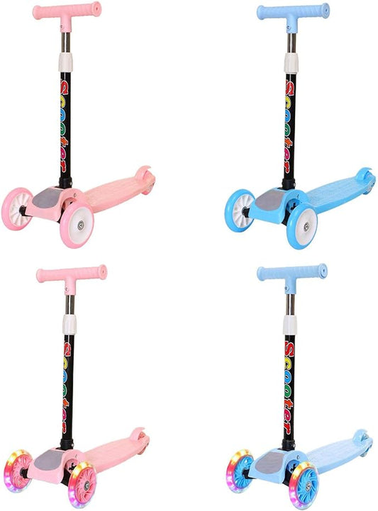 3 Wheel Scooter For Boys And Girls Height Adjustable Foldable