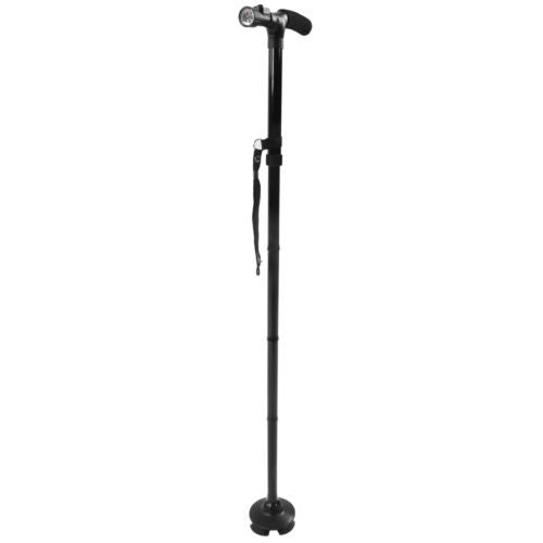 Telescopic Crutches Rotatable Contact Head Walking StickÊ